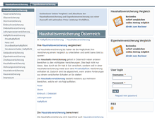 Tablet Screenshot of haushaltsversicherung.biz